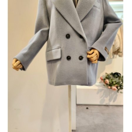 후드라이너 더블 울 코트