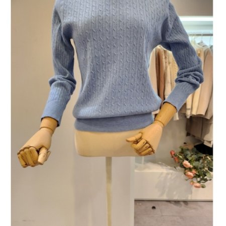 미니 케이블 폴라 니트