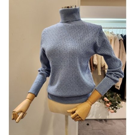 미니 케이블 폴라 니트