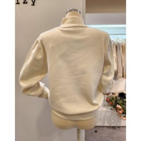 빅 영문 레터링 반목 니트