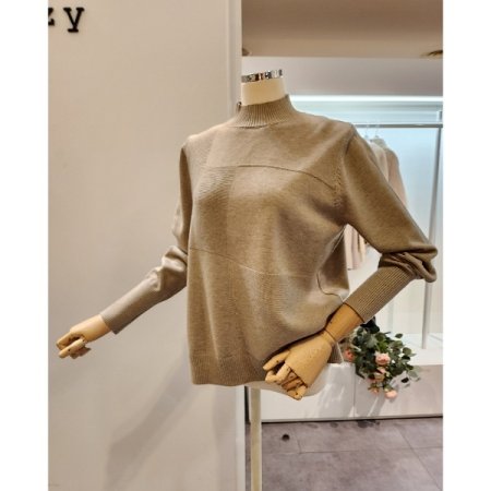 스퀘어 믹스 반목 니트