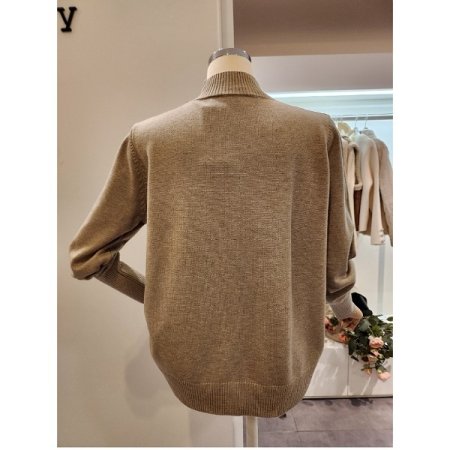 스퀘어 믹스 반목 니트