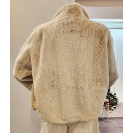 퍼 스트링 집업 하이넥 점퍼