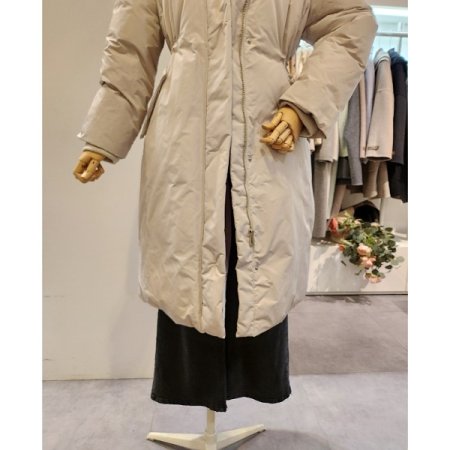 폭스퍼 스트링 구스다운 점퍼