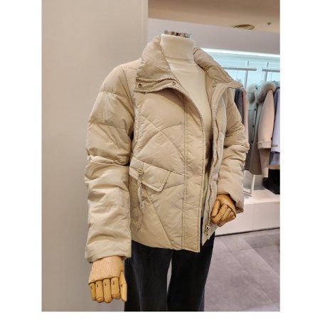 하이넥 플랩포켓 덕 다운 점퍼