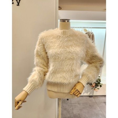 글리터 퍼 니트