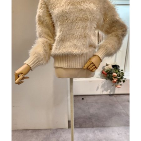 글리터 퍼 니트