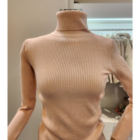 폴라 골지 슬림 베이직 니트