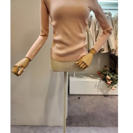 폴라 골지 슬림 베이직 니트