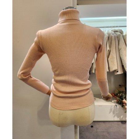 폴라 골지 슬림 베이직 니트