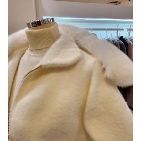 퍼카라 니트 집업 가디건