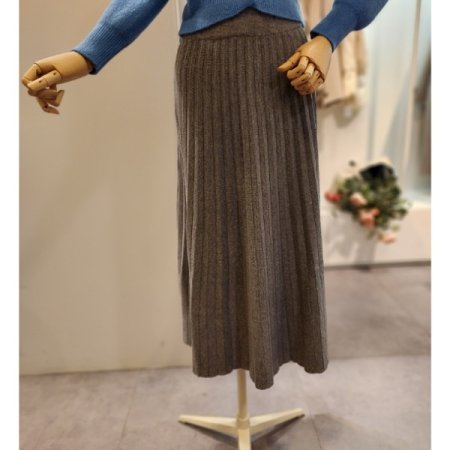 밴딩 베이직 플리츠 스커트