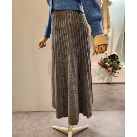 밴딩 베이직 플리츠 스커트