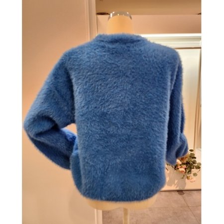 앙고라 라운드넥 니트