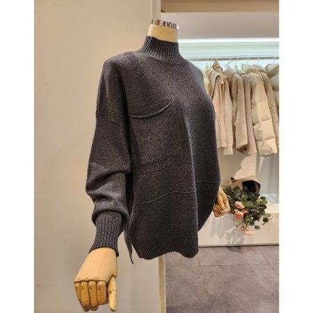 빅포켓 폴라 니트