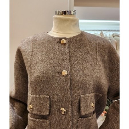 노카라 알파카 블랜디드 자켓