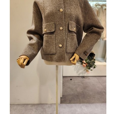 노카라 알파카 블랜디드 자켓