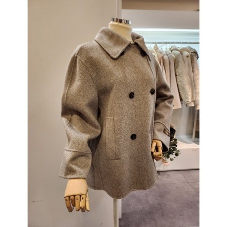 알파카 블랜디드 하프 코트