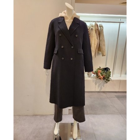 캐시미어 블랜디드 더블 코트