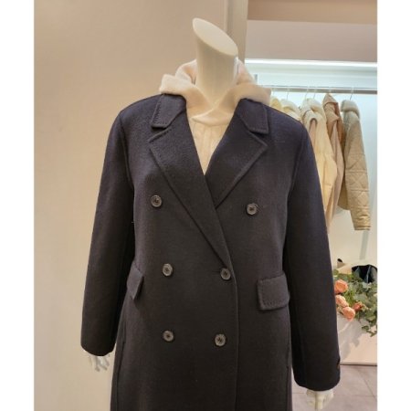 캐시미어 블랜디드 더블 코트