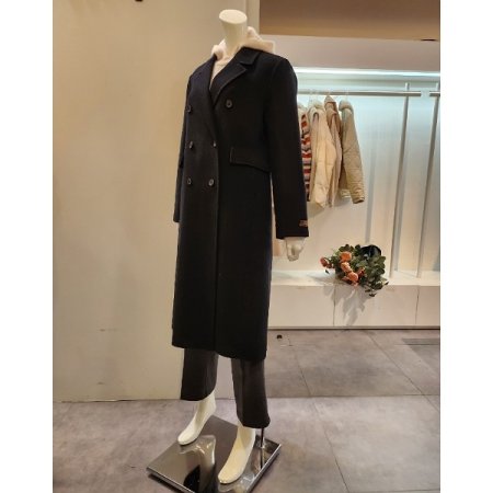 캐시미어 블랜디드 더블 코트