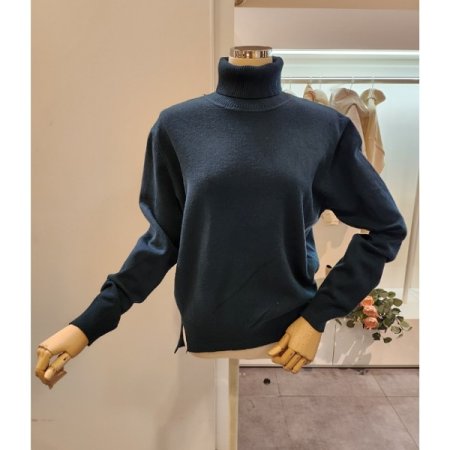 옆트임 폴라 기본 니트