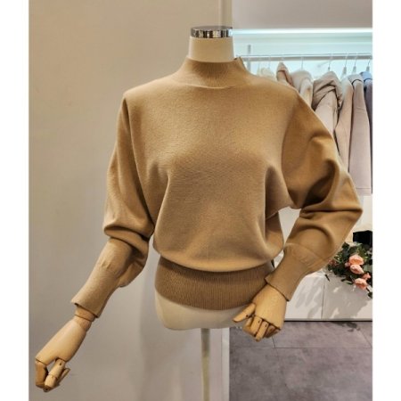 반목 가오리핏 무지 니트