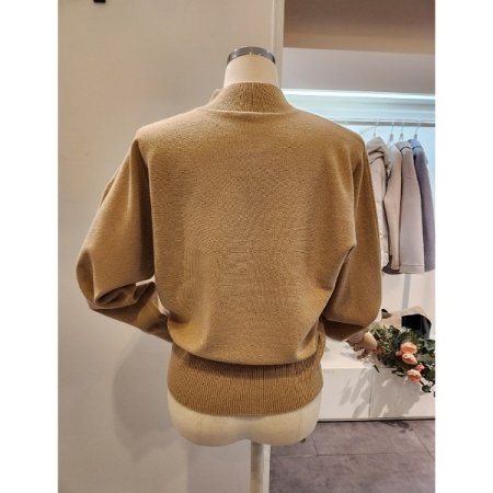 반목 가오리핏 무지 니트