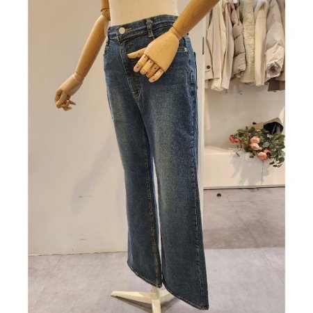 기모 데님 부츠컷 팬츠