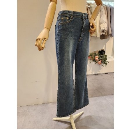 기모 데님 부츠컷 팬츠