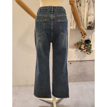 기모 데님 부츠컷 팬츠