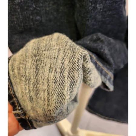 기모 데님 통 와이드 팬츠