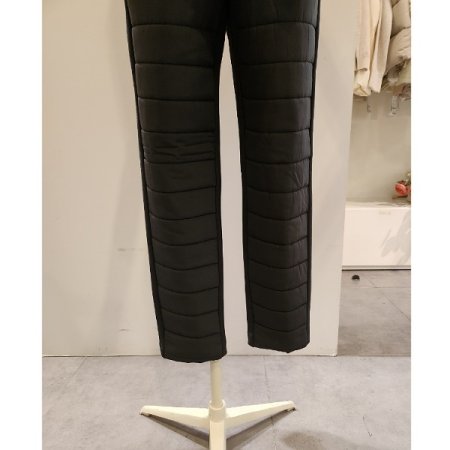 밴딩 패딩 배색 배기 팬츠