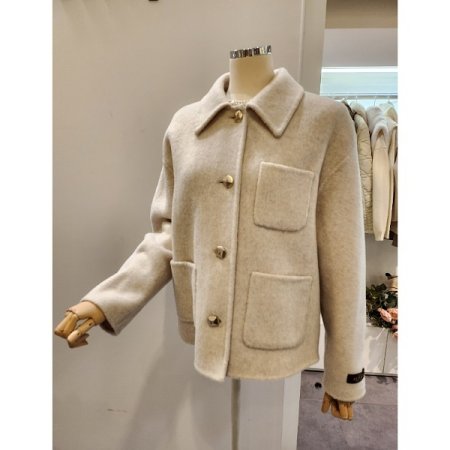 쓰리포켓 알파카 블랜디드 자켓