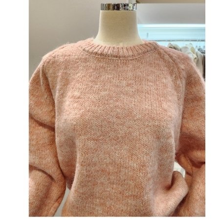 라운드넥 컬러 보카시니트