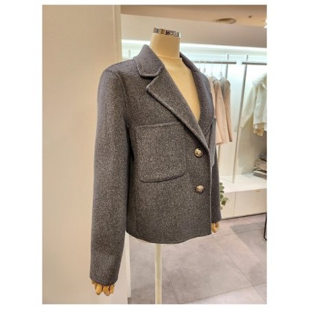 투버튼 빅포켓 캐시미어 자켓