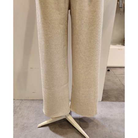 기모 골지 와이드 팬츠