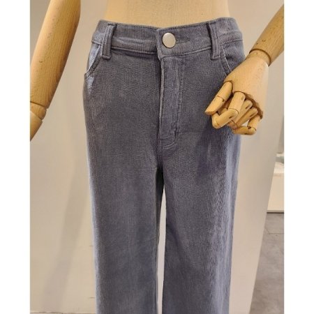 기모 골지 와이드 팬츠