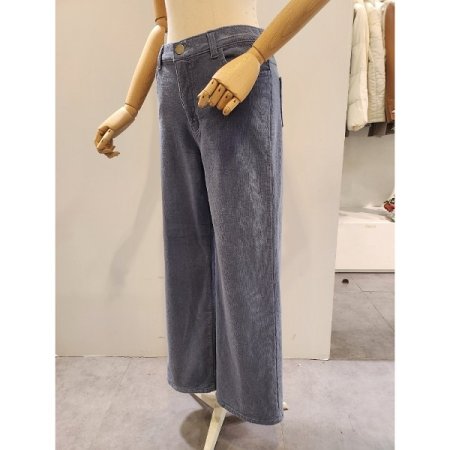 기모 골지 와이드 팬츠