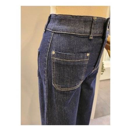 투버튼 양 포켓 와이드 팬츠