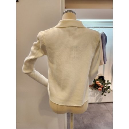 골지 투웨이 집업 가디건