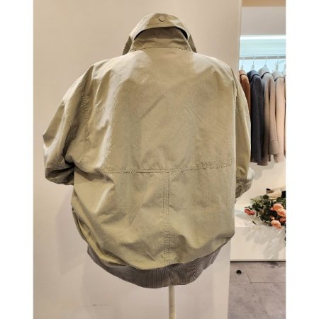 스트링 베이직 집업 점퍼