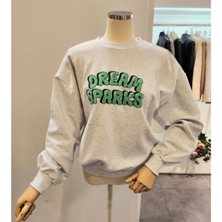 드림 레터링 맨투맨티셔츠