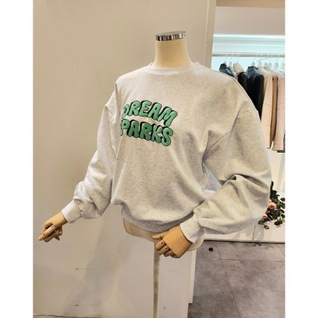 드림 레터링 맨투맨티셔츠