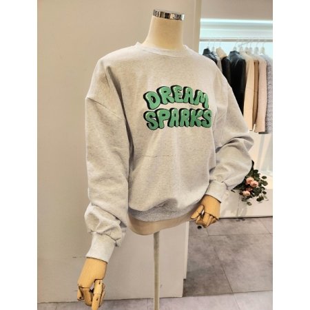 드림 레터링 맨투맨티셔츠