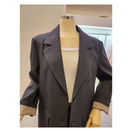 뒷 비죠 하프 자켓