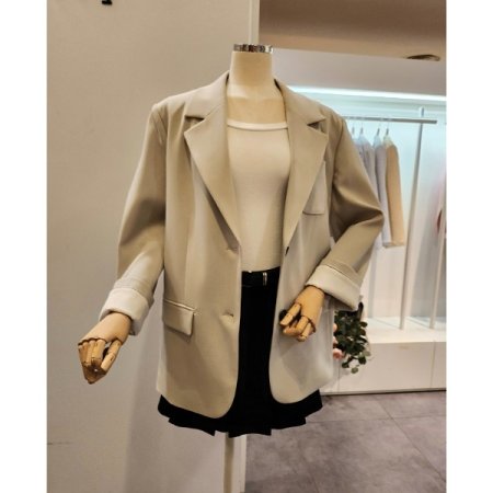 뒷 비죠 하프 자켓