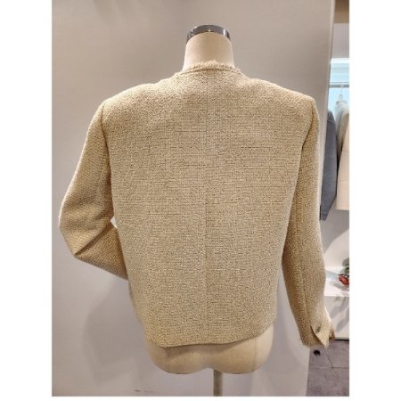 태슬 양포켓 트위드 자켓