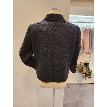 스탠카라 포켓 트위드 자켓