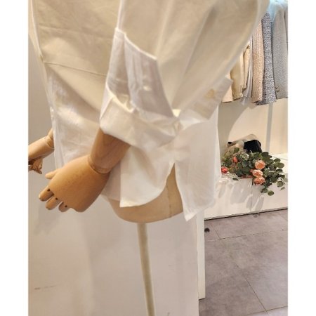 양포켓 무지 셔츠